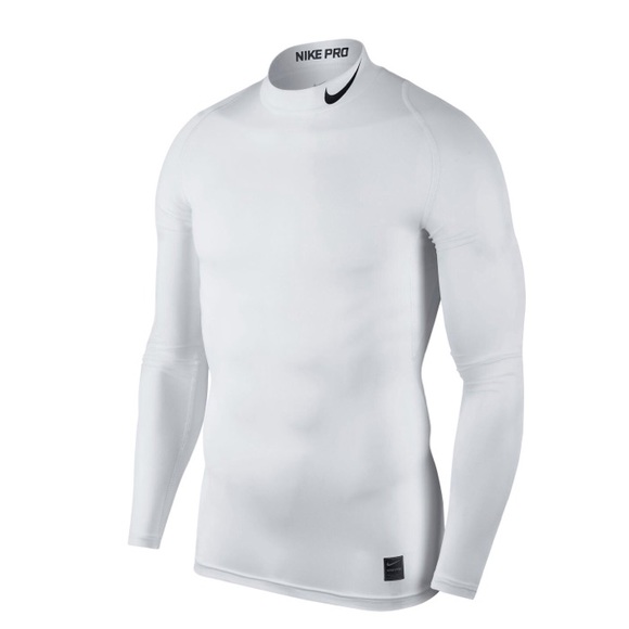 nike pro core mock neck shirt mens